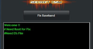 Secret GSM Samsung BaseBand Fixer Tool