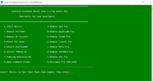 Android Fastboot Reset Tool