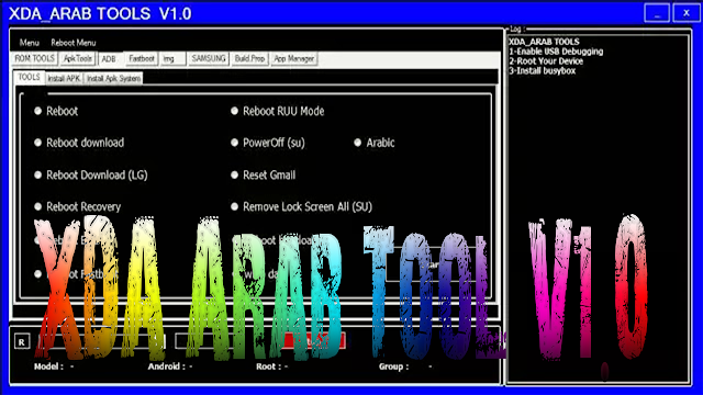 XDA Arab Tool Version1.0  ADB Tool 