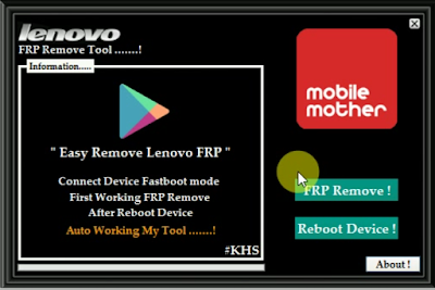 Lenovo Frp Remove Latest Tool 2020