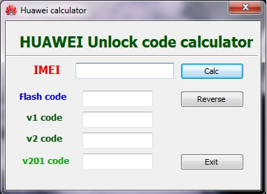 Huawei Unlock Code Calculator Tool 