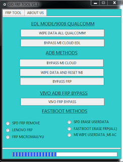 GD Frp Tool Version1.1 EDL Fastboot FRP Tool 