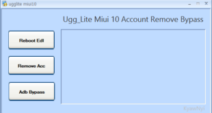 Ugg Lite MIUI 10 Account Remove Tool