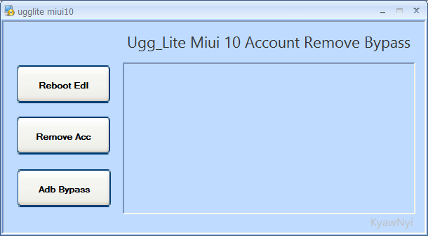 Ugg Lite MIUI 10 Account Remove Tool 