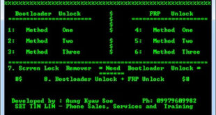 Bootloader And FRP Unlocker V1