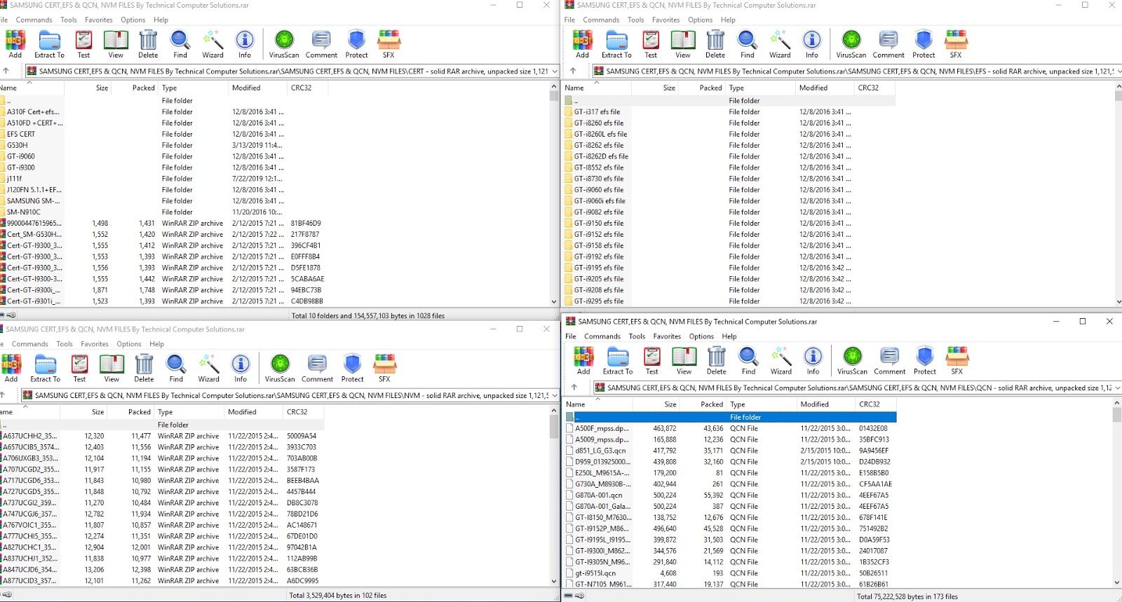 CERT-EFS-NVM FILES - SAM Files