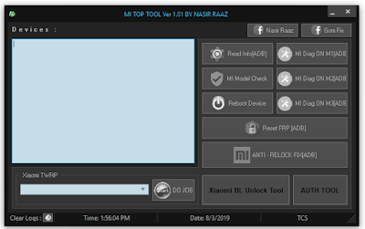 MI TOP 1.01 Mi adb Fastboot Tool 2020