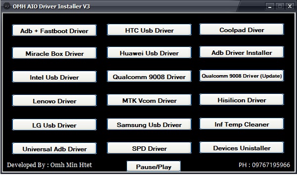 OMH AIO Driver Installer Version 3