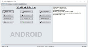 World Mobile Tool Latest Version 1.5 Free Download