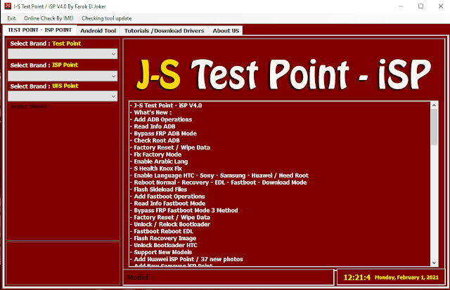 J-S TestPoint-iSP V4.0 Tool Free Download